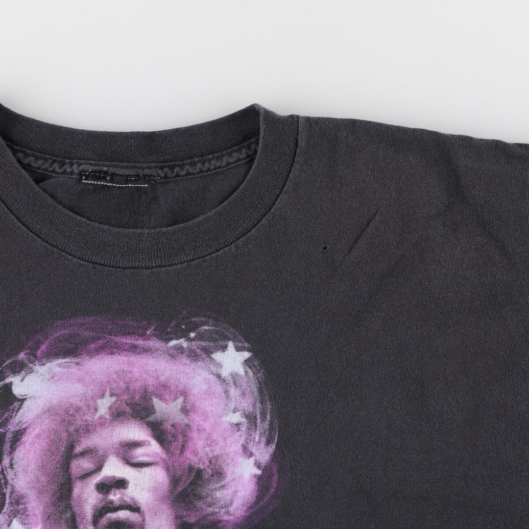 JIMI HENDRIX Jimi Hendrix Band T-shirt Band T Men's XL size unclear black type Vintage Second Hand