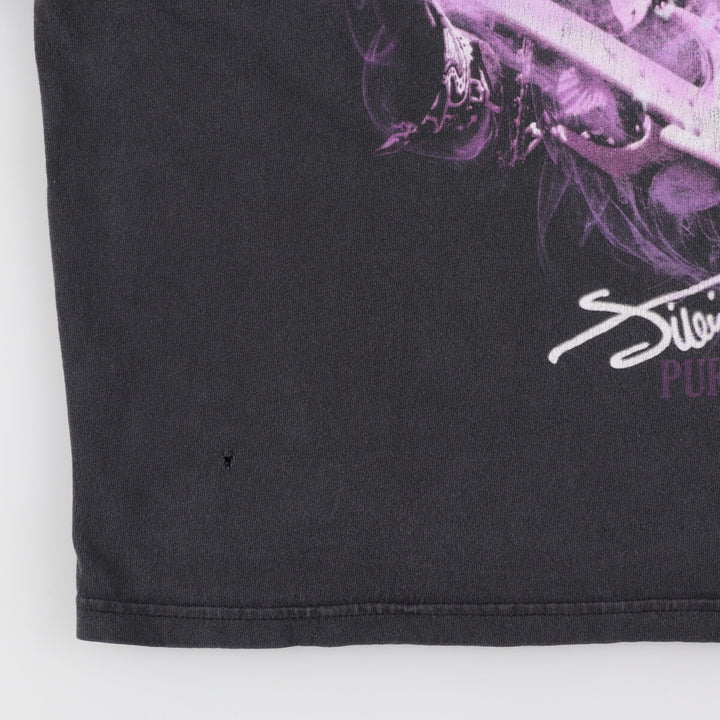 JIMI HENDRIX Jimi Hendrix Band T-shirt Band T Men's XL size unclear black type Vintage Second Hand