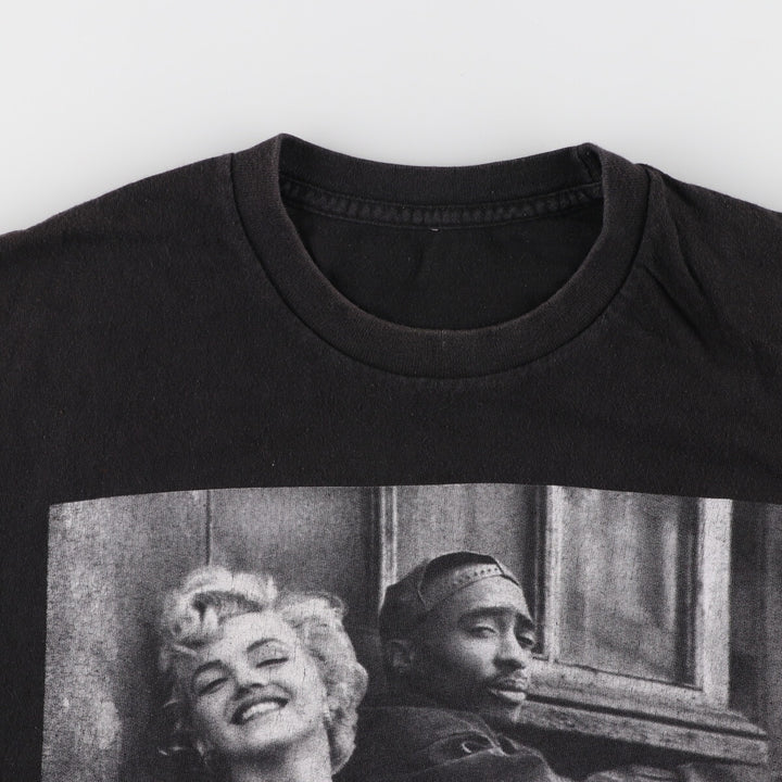 2pac MARILYN MONROE Rap T-shirt Men's L size /eaa466693