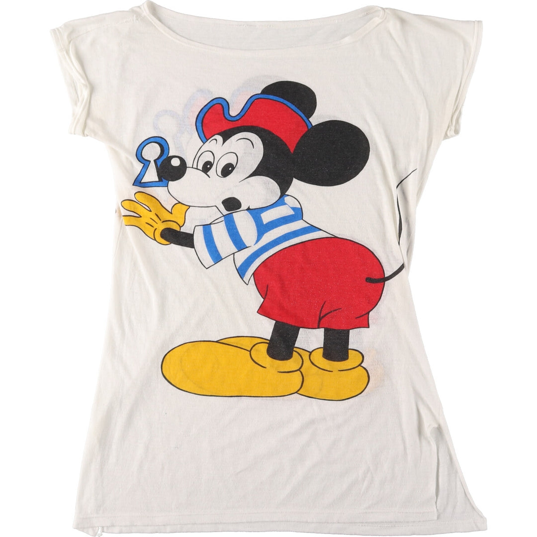 90'S MICKEY MOUSE Mickey Mouse character print T-shirt, women's XL size, vintage /eaa466704