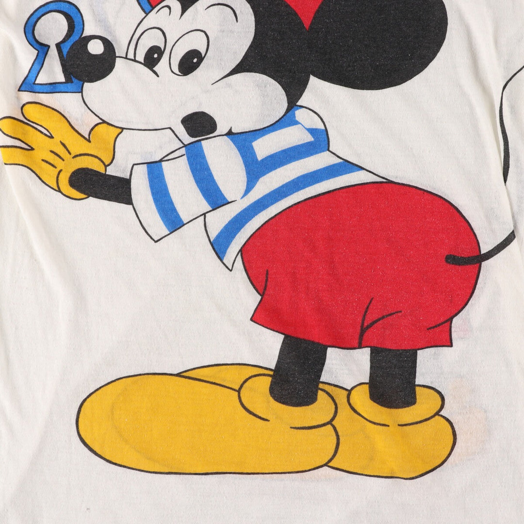 90'S MICKEY MOUSE Mickey Mouse character print T-shirt, women's XL size, vintage /eaa466704