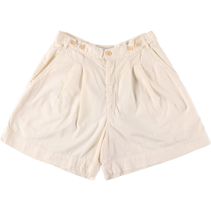 COLOR SYSTEM Two-pleat cotton shorts Short pants Women's size L /eaa466706