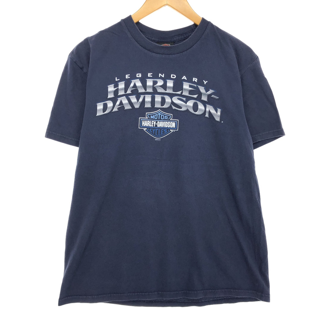 Harley-Davidson Pin-up Girl Motorcycle Bike T-shirt Men's L size / eaa466720