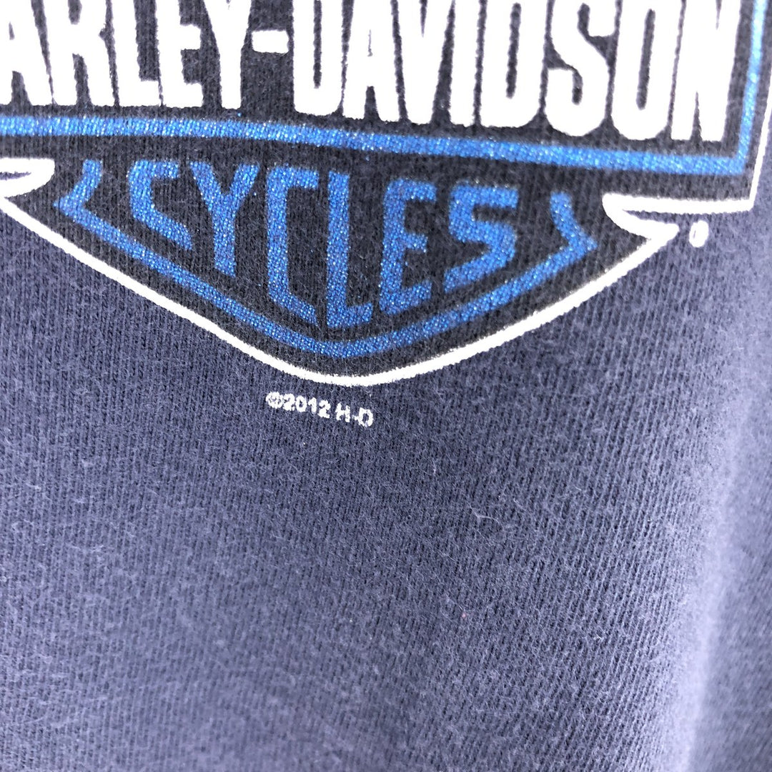 Harley-Davidson Pin-up Girl Motorcycle Bike T-shirt Men's L size / eaa466720