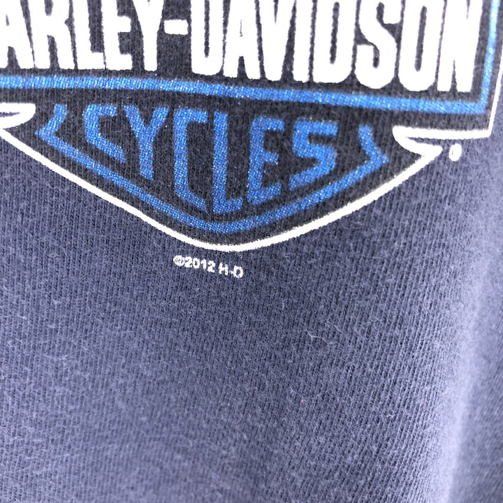 Harley-Davidson Pin-up Girl Motorcycle Bike T-shirt Men's L size / eaa466720