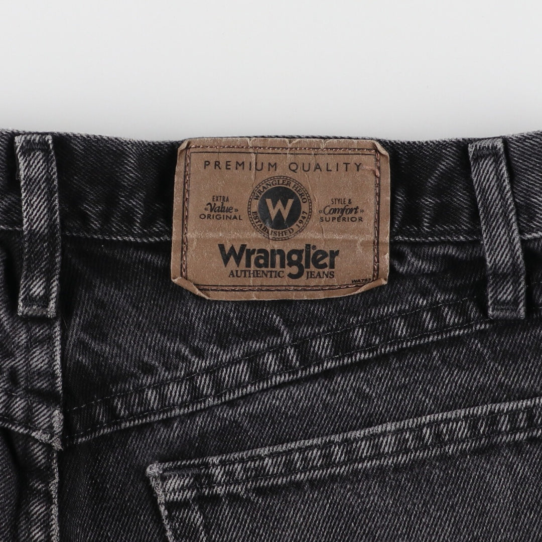 Wrangler RELAXED FIT Black Denim Tapered Denim Pants Men's W31 equivalent / eaa466726