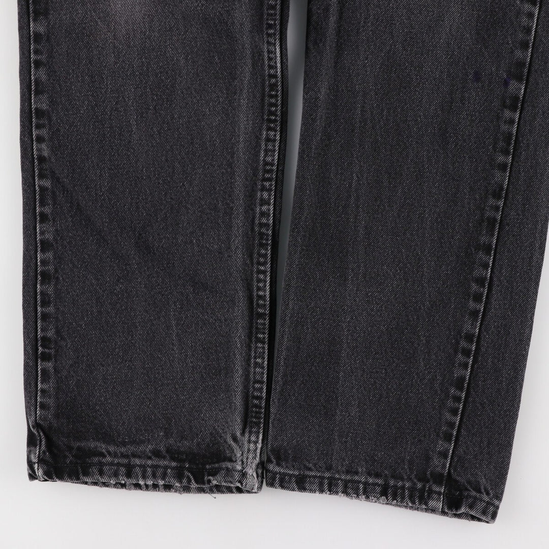 Wrangler RELAXED FIT Black Denim Tapered Denim Pants Men's W31 equivalent / eaa466726