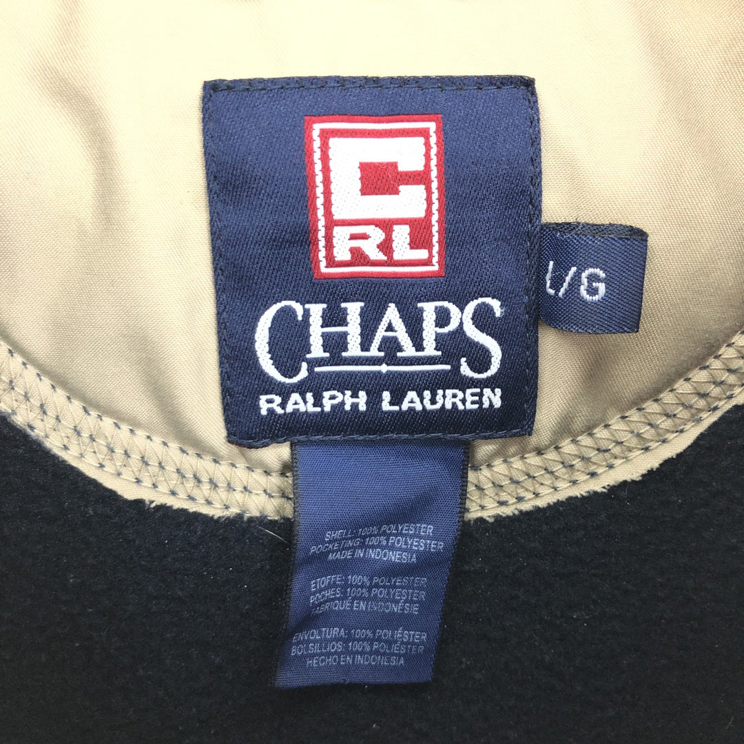 90'S Ralph Lauren Chaps Swing Top Type Fleece Jacket Men's L Size Vintage /eaa466740