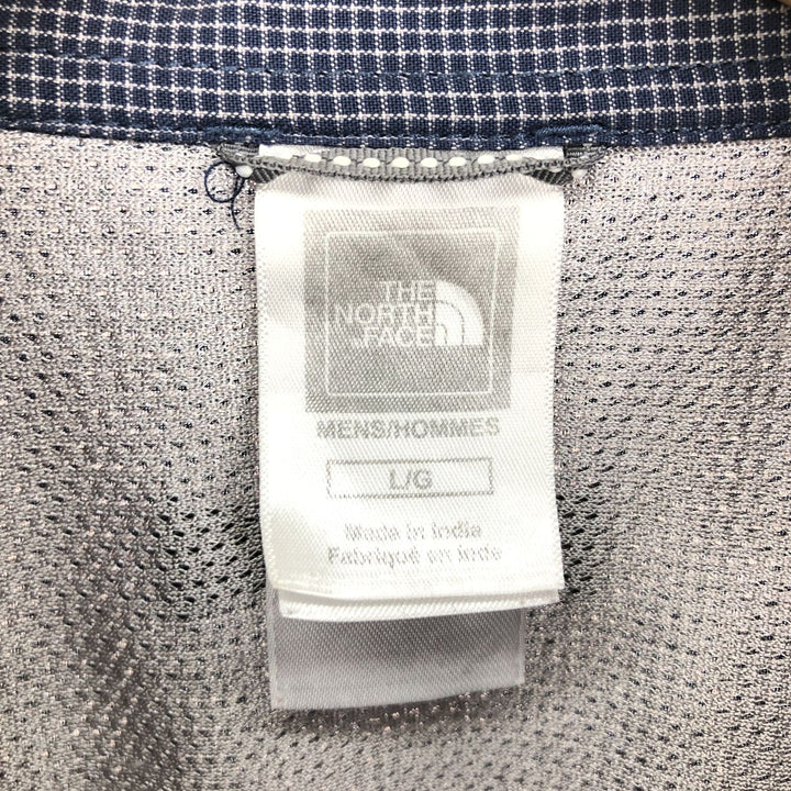 THE NORTH FACE Check Pattern Short Sleeve Fishing Shirt Men's L size / eaa466744