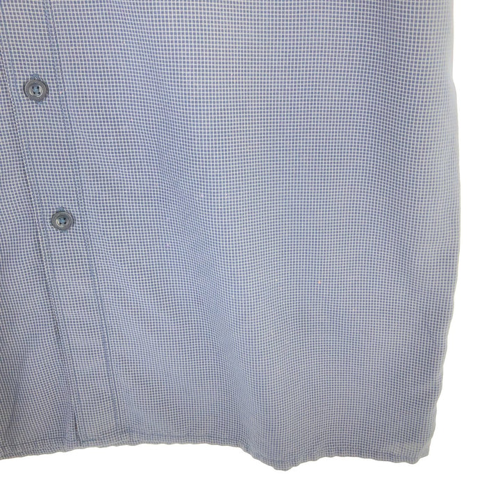THE NORTH FACE Check Pattern Short Sleeve Fishing Shirt Men's L size / eaa466744
