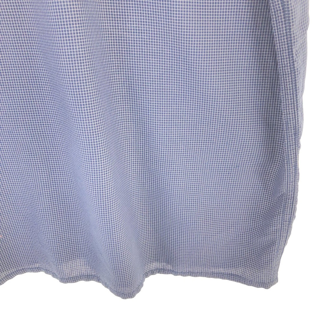 THE NORTH FACE Check Pattern Short Sleeve Fishing Shirt Men's L size / eaa466744