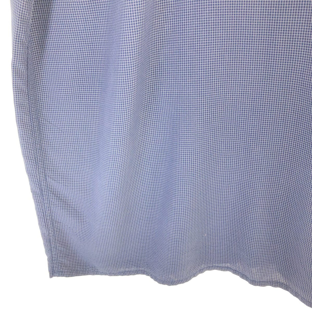 THE NORTH FACE Check Pattern Short Sleeve Fishing Shirt Men's L size / eaa466744