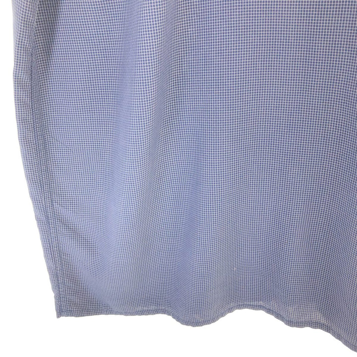 THE NORTH FACE Check Pattern Short Sleeve Fishing Shirt Men's L size / eaa466744