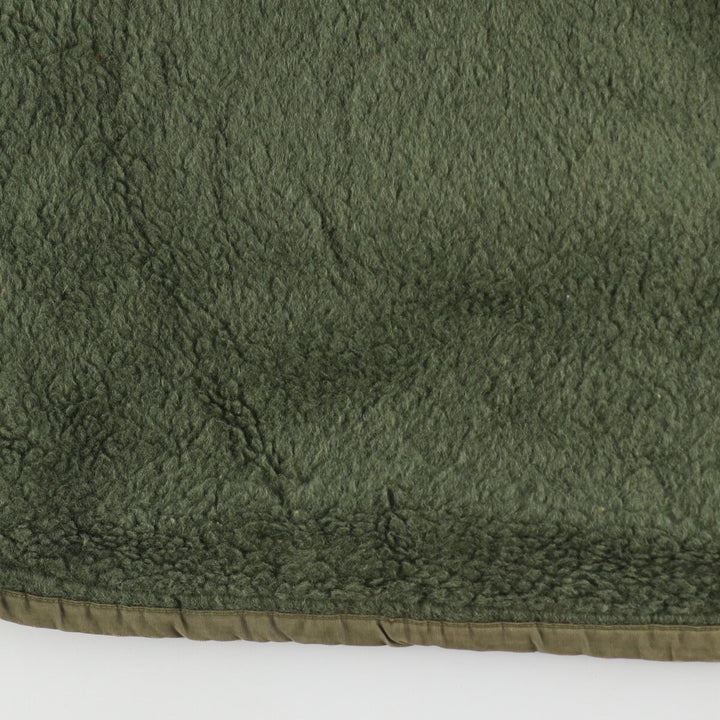 1960'S Canadian Military Boa Liner Jacket, Large, Men's Size L, Vintage unclear Khaki type sage green Vintage Second Hand