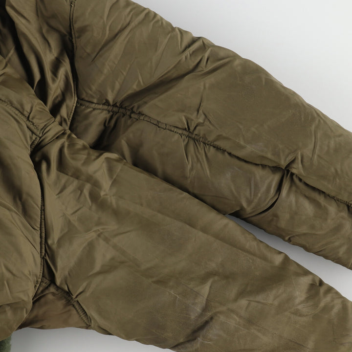 1960'S Canadian Military Boa Liner Jacket, Large, Men's Size L, Vintage unclear Khaki type sage green Vintage Second Hand