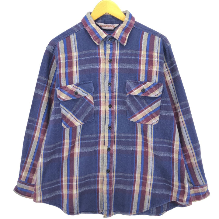 McGREGOR Long Sleeve Heavy Flannel Check Shirt Men's XL / eaa466767