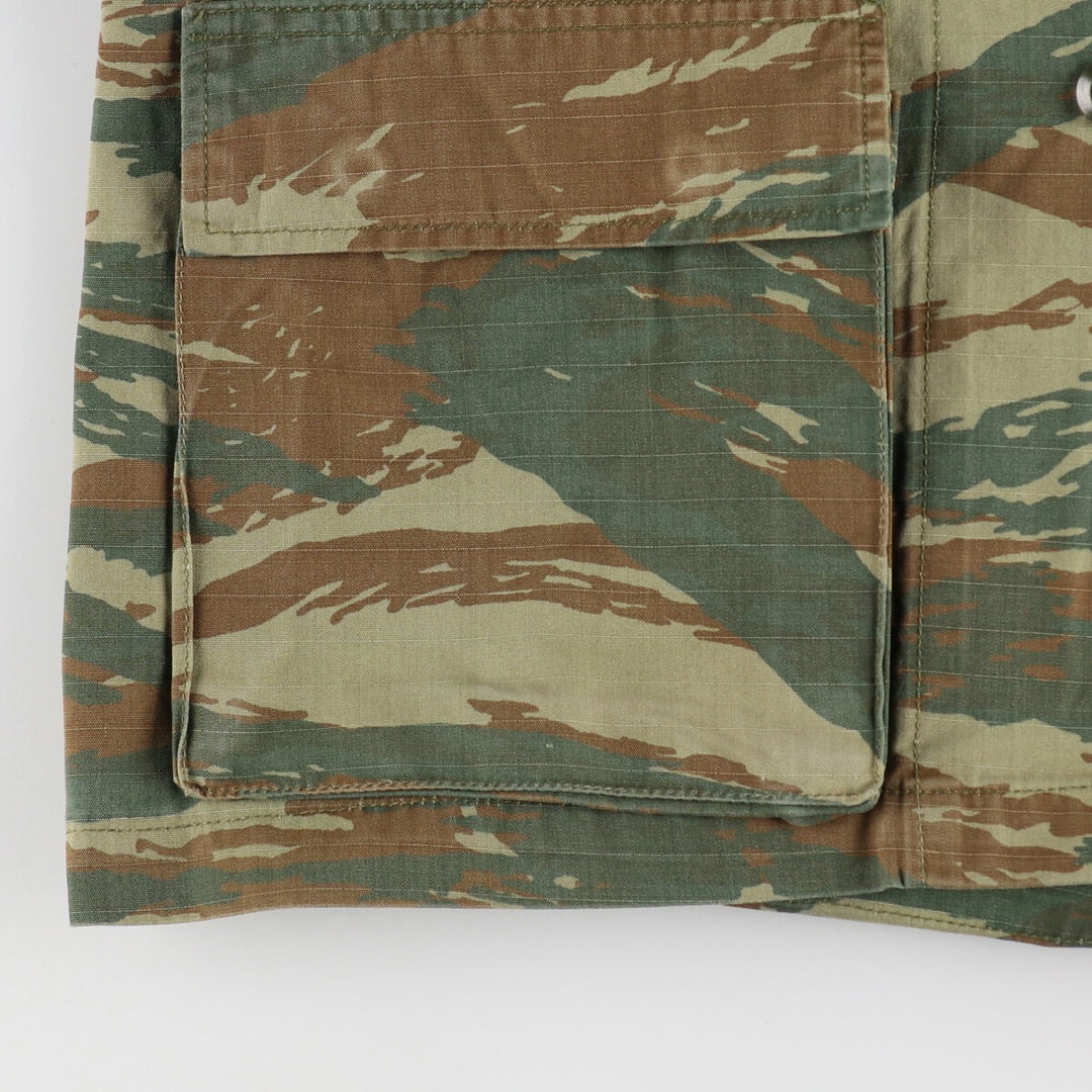 Greek Army Lisard Camo Camouflage Pattern Ripstop BDU Military Jacket Men's M size / eaa466773