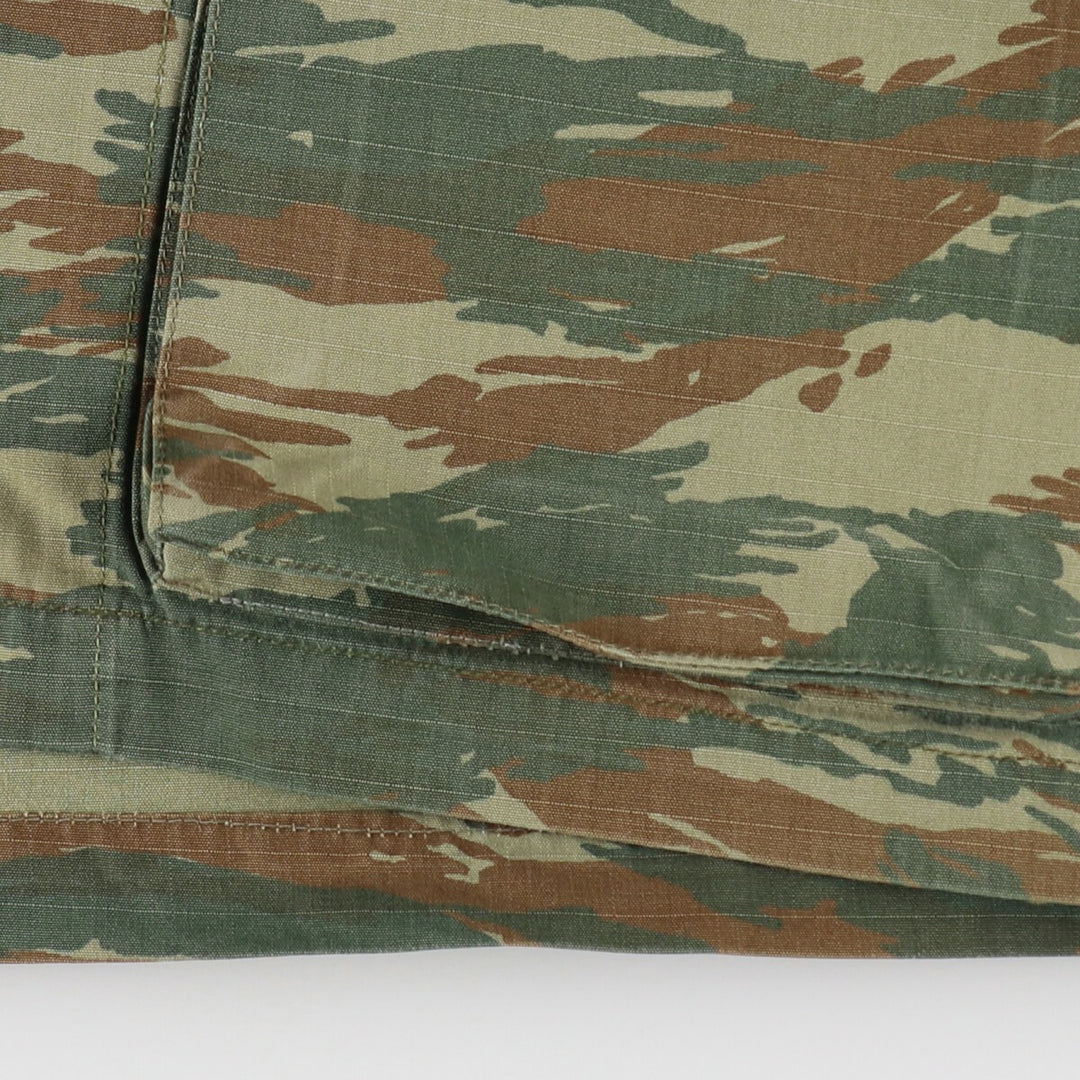 Greek Army Lisard Camo Camouflage Pattern Ripstop BDU Military Jacket Men's M size / eaa466773