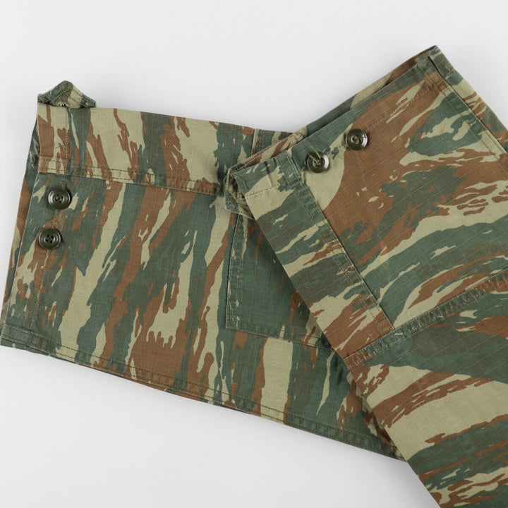 Greek Army Lisard Camo Camouflage Pattern Ripstop BDU Military Jacket Men's M size / eaa466773