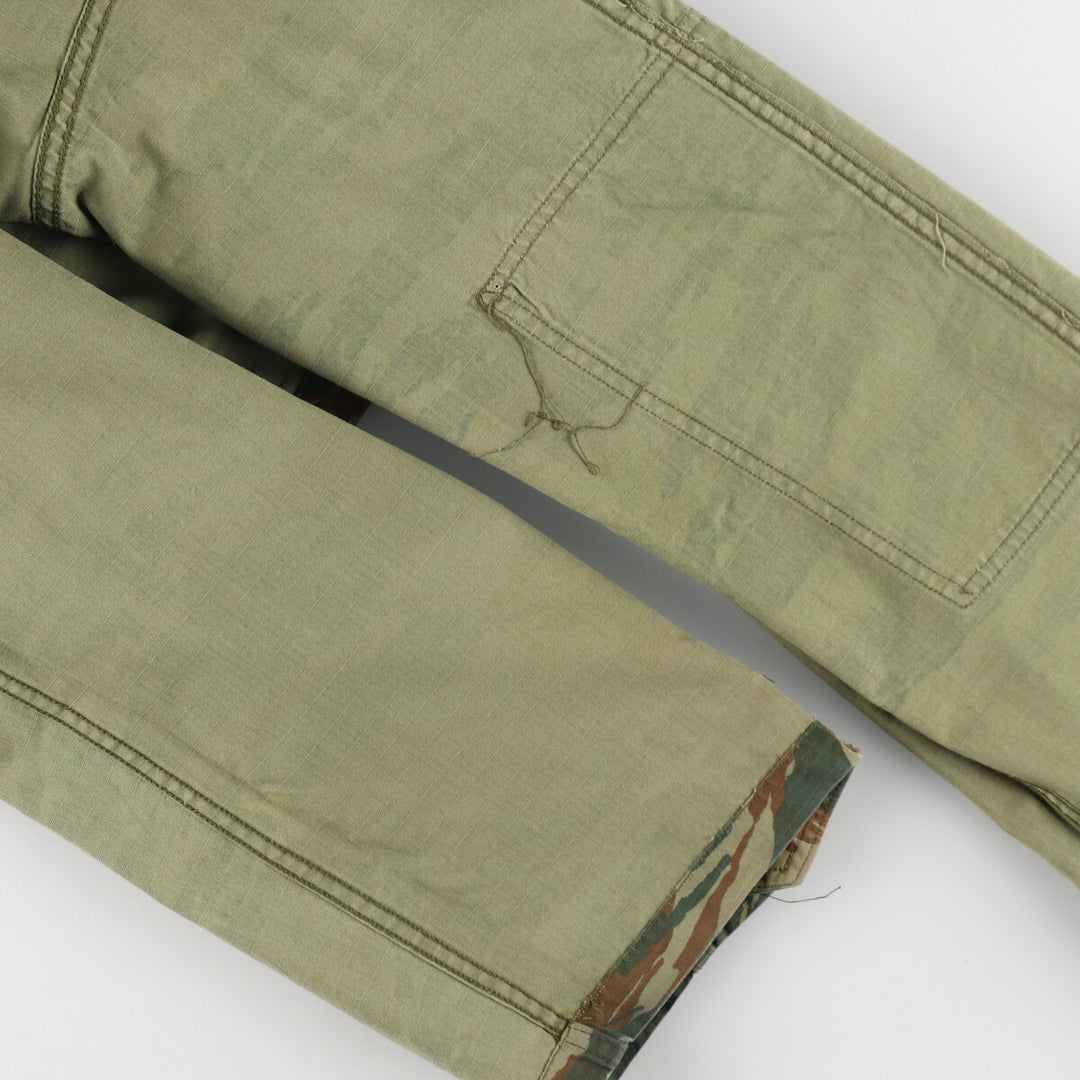 Greek Army Lisard Camo Camouflage Pattern Ripstop BDU Military Jacket Men's M size / eaa466773