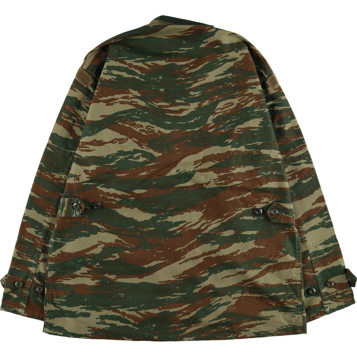 Greek Military Camouflage Pattern Lizard Camo BDU Military Jacket Men's M size / eaa466776