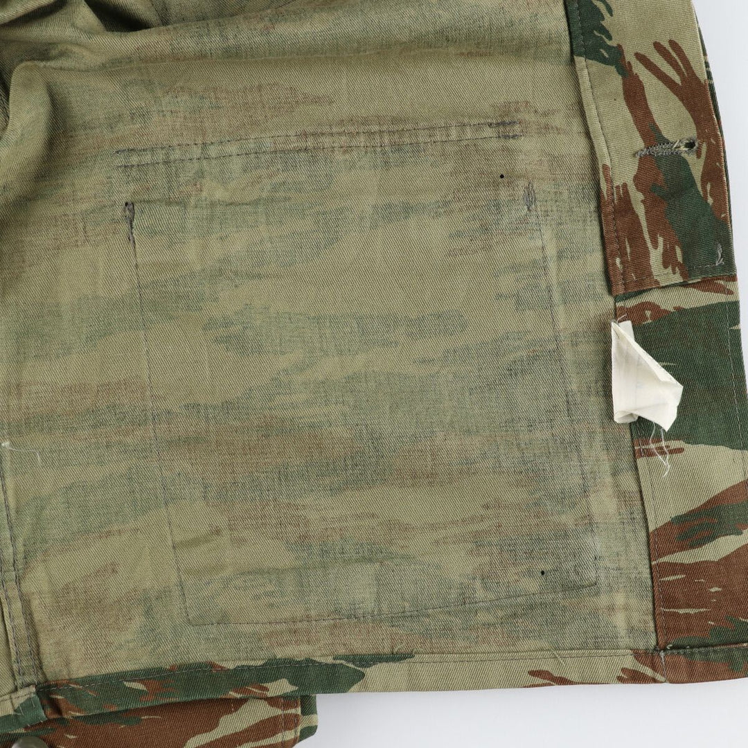 Greek Military Camouflage Pattern Lizard Camo BDU Military Jacket Men's M size / eaa466776