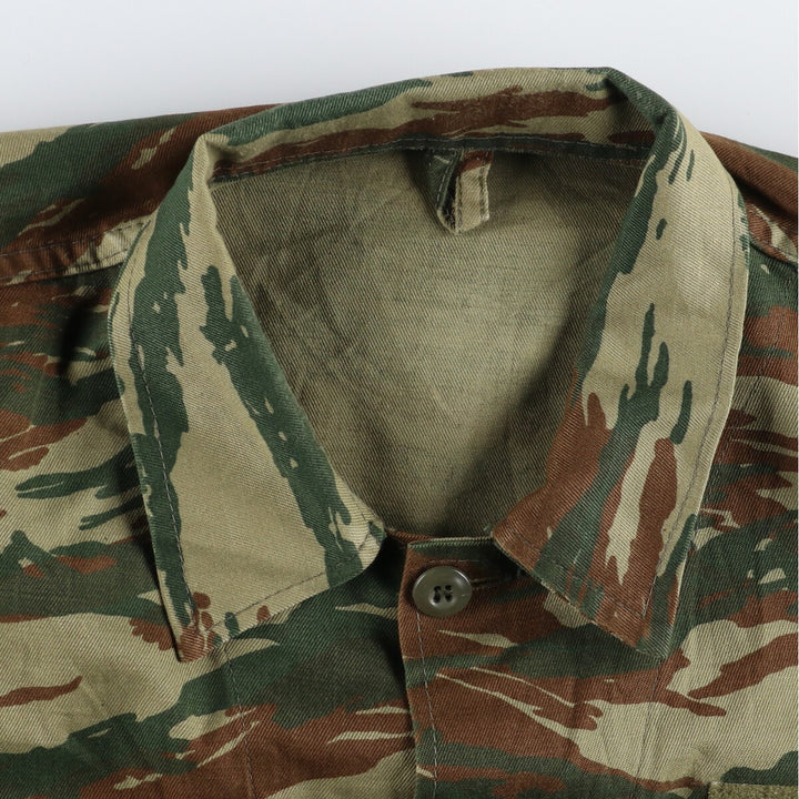 Greek Military Camouflage Pattern Lizard Camo BDU Military Jacket Men's M size / eaa466776