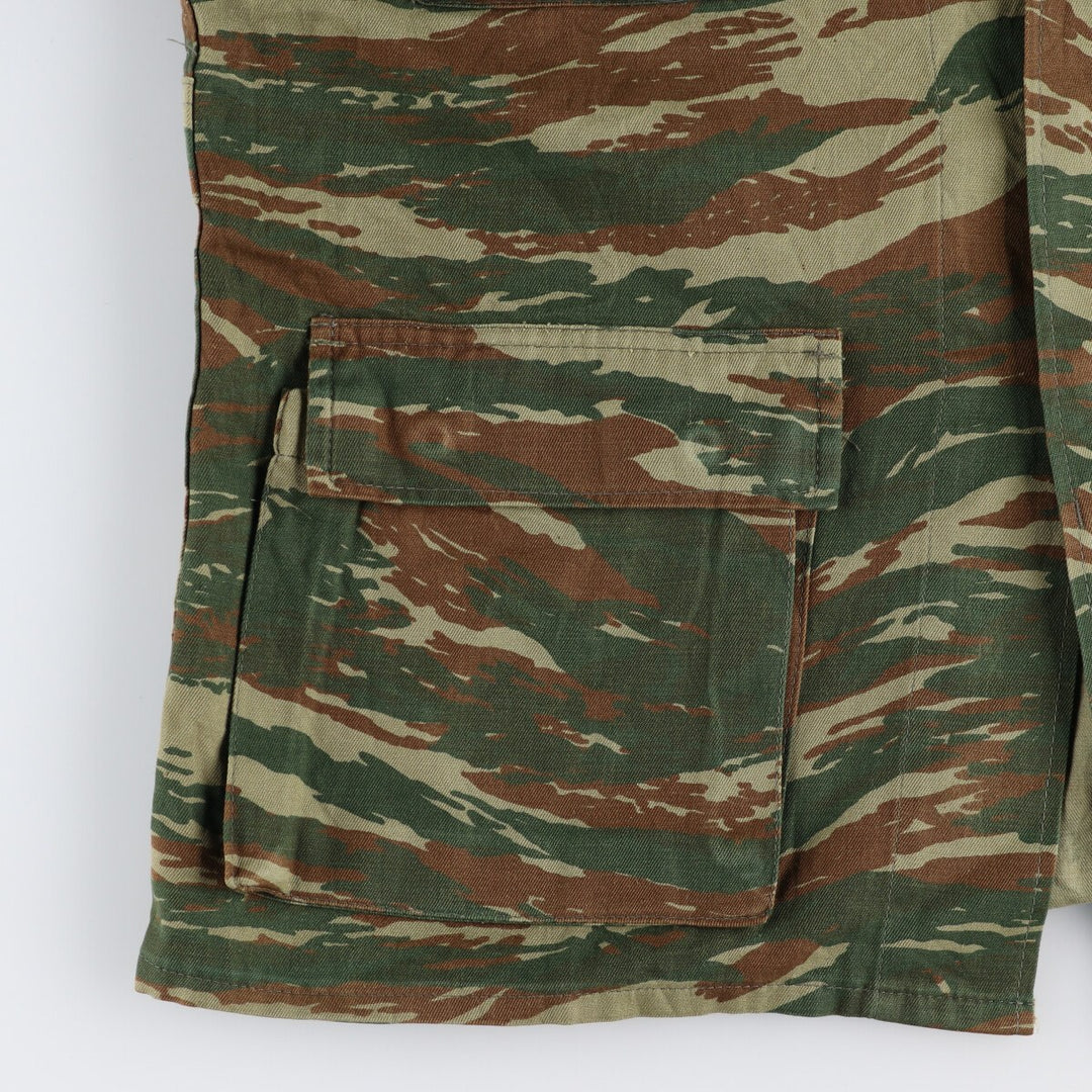 Greek Military Camouflage Pattern Lizard Camo BDU Military Jacket Men's M size / eaa466776