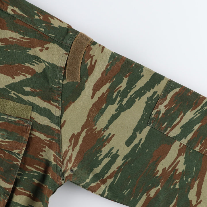 Greek Military Camouflage Pattern Lizard Camo BDU Military Jacket Men's M size / eaa466776