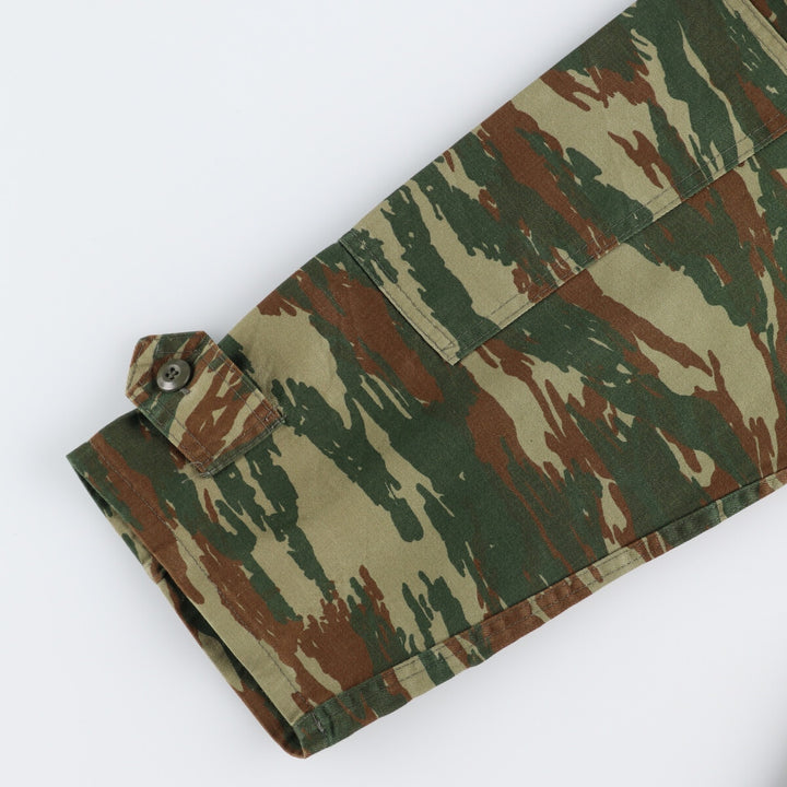 Greek Military Camouflage Pattern Lizard Camo BDU Military Jacket Men's M size / eaa466776