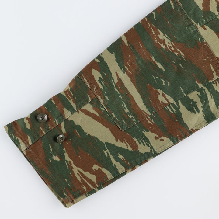 Greek Military Camouflage Pattern Lizard Camo BDU Military Jacket Men's M size / eaa466776