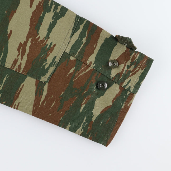 Greek Military Camouflage Pattern Lizard Camo BDU Military Jacket Men's M size / eaa466776