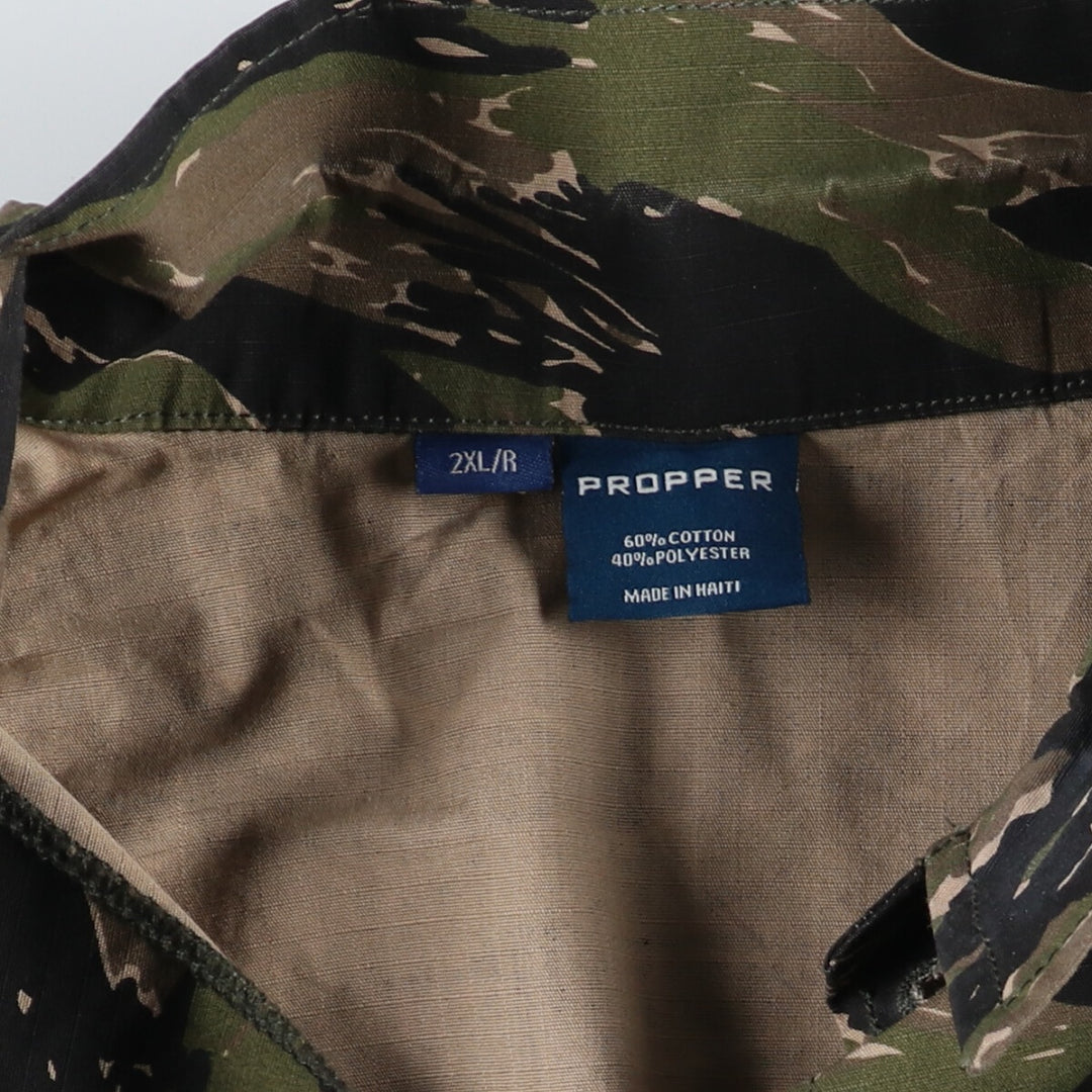Civilian PROPPER Camouflage Pattern Tiger Stripe Camo Military Jacket Men's XXL equivalent /eaa466777