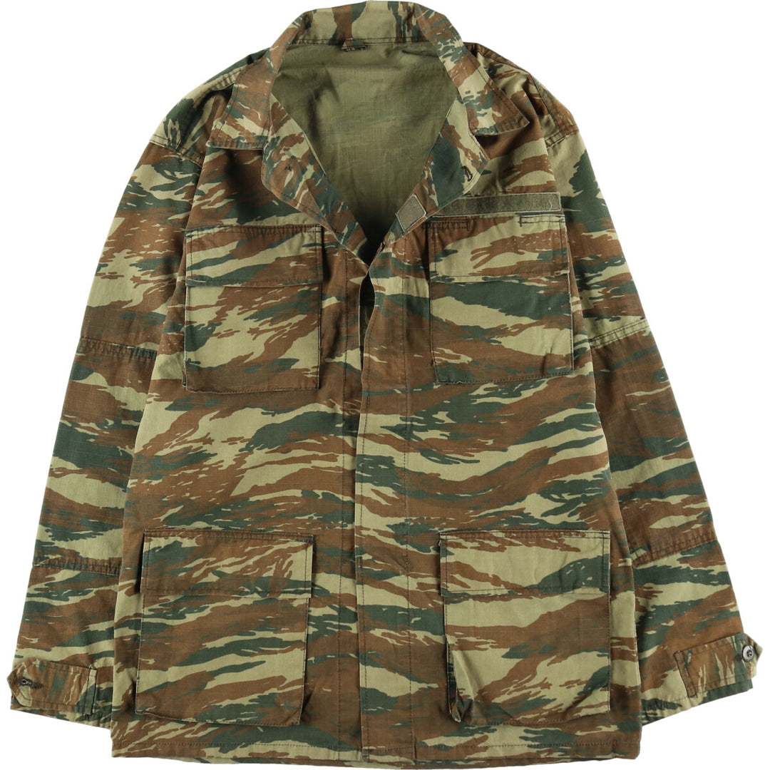 Greek Army Lizard Camo Camouflage Pattern BDU Military Jacket Men's XL / eaa466778