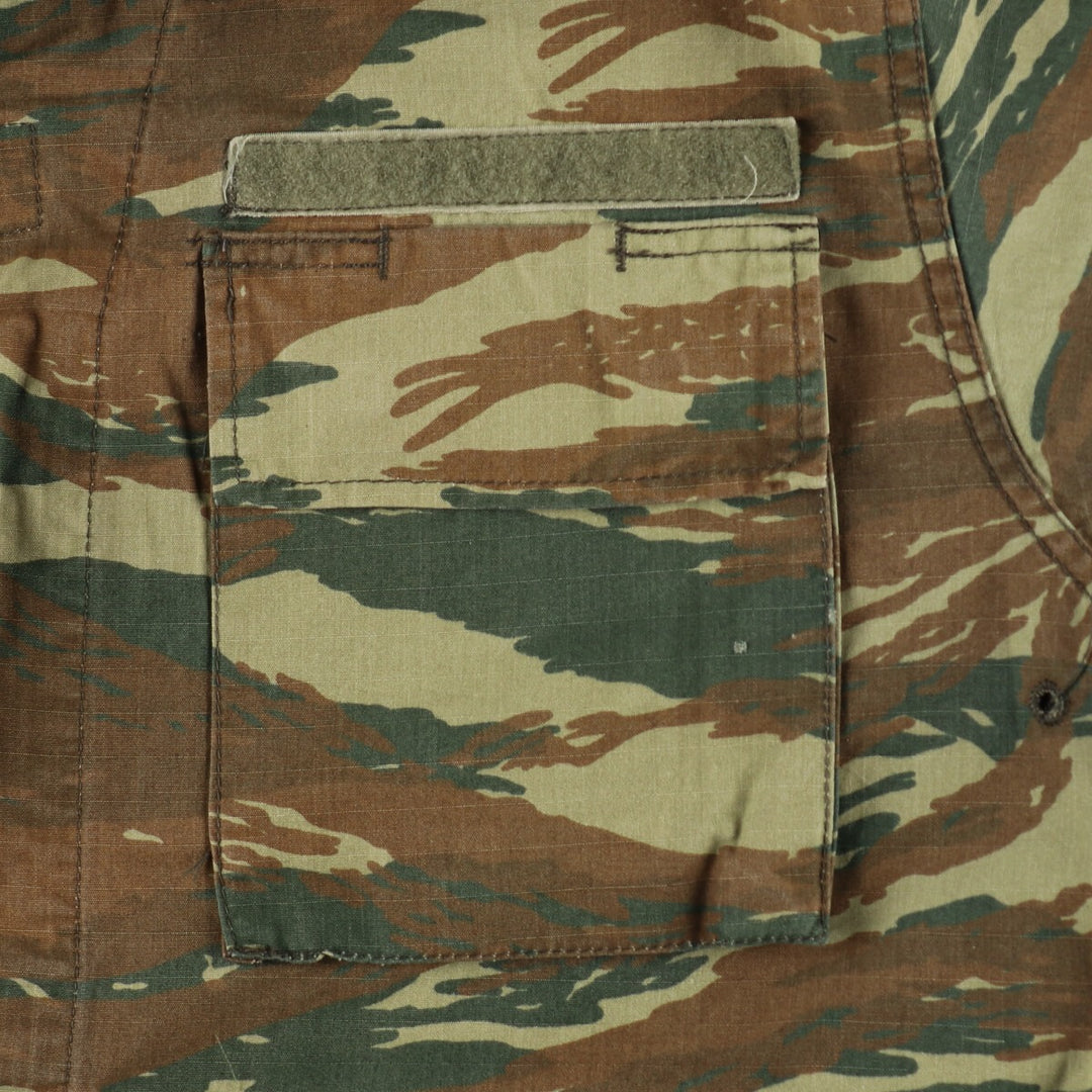 Greek Army Lizard Camo Camouflage Pattern BDU Military Jacket Men's XL / eaa466778