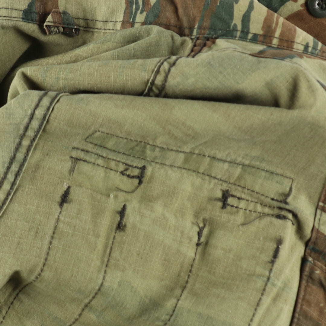 Greek Army Lizard Camo Camouflage Pattern BDU Military Jacket Men's XL / eaa466778