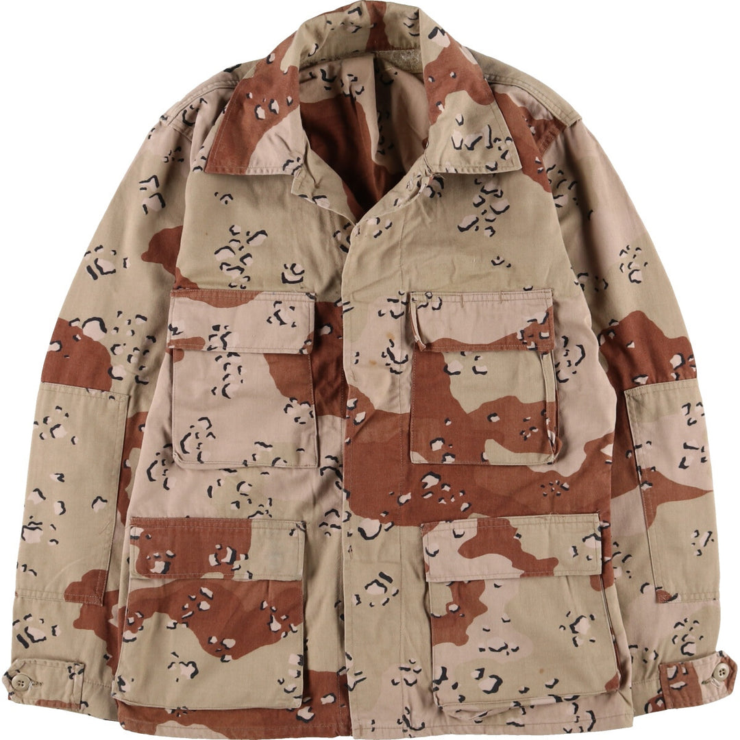 Genuine US military camouflage Pattern 6C Desert Chocolate Chip Camo BDU Military Jacket Made in USA SMALL Men's S equivalent /eaa466780