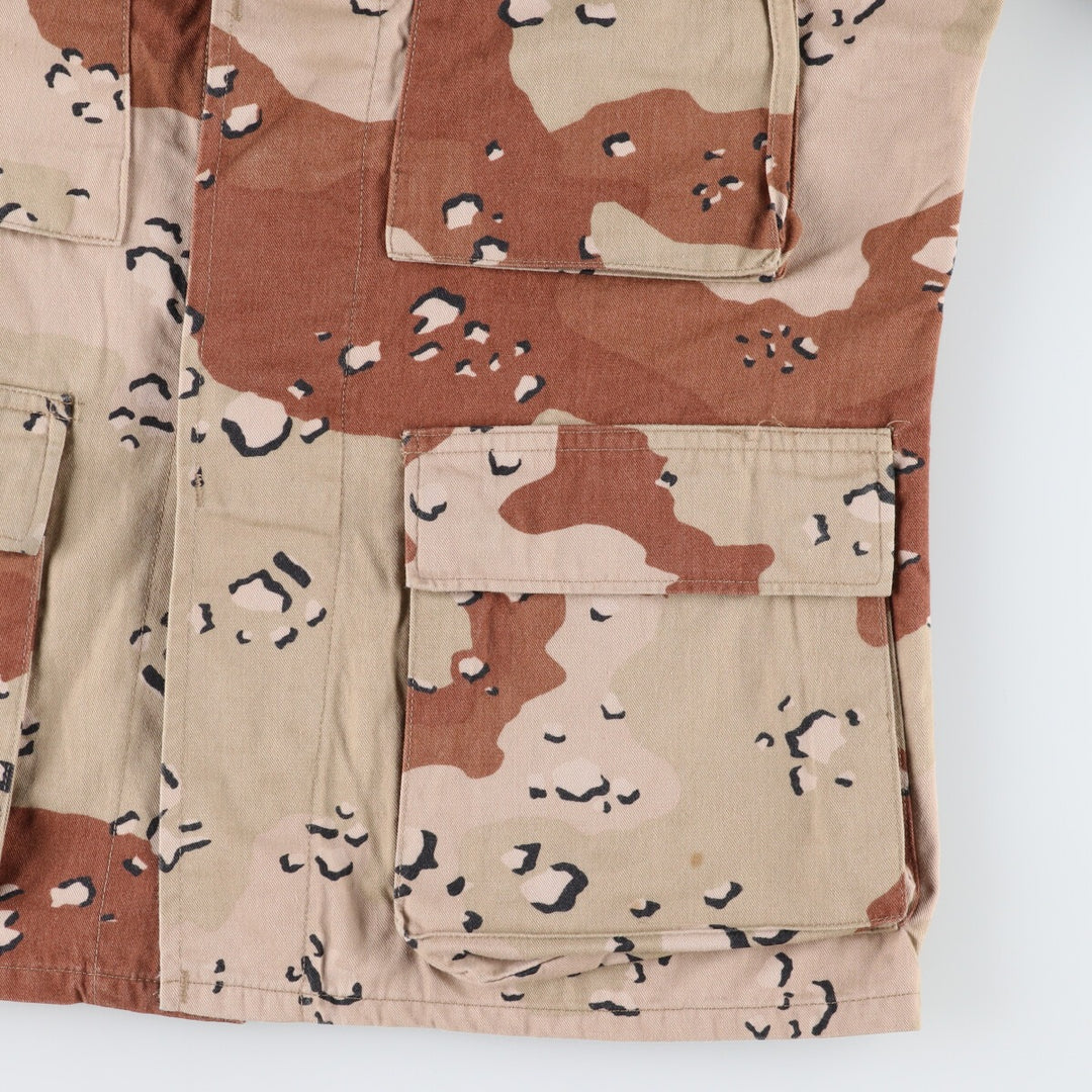 Genuine US military camouflage Pattern 6C Desert Chocolate Chip Camo BDU Military Jacket Made in USA SMALL Men's S equivalent /eaa466780