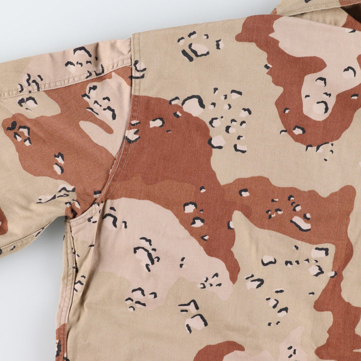 Genuine US military camouflage Pattern 6C Desert Chocolate Chip Camo BDU Military Jacket Made in USA SMALL Men's S equivalent /eaa466780