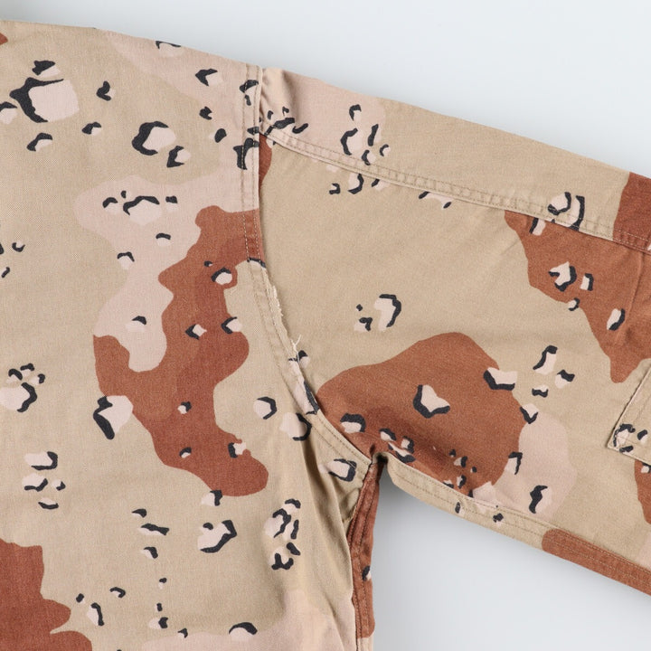 Genuine US military camouflage Pattern 6C Desert Chocolate Chip Camo BDU Military Jacket Made in USA SMALL Men's S equivalent /eaa466780