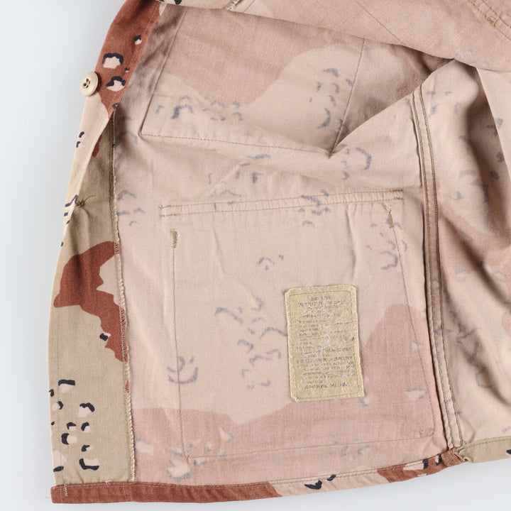 Genuine US military camouflage Pattern 6C Desert Chocolate Chip Camo BDU Military Jacket Made in USA SMALL Men's S equivalent /eaa466780