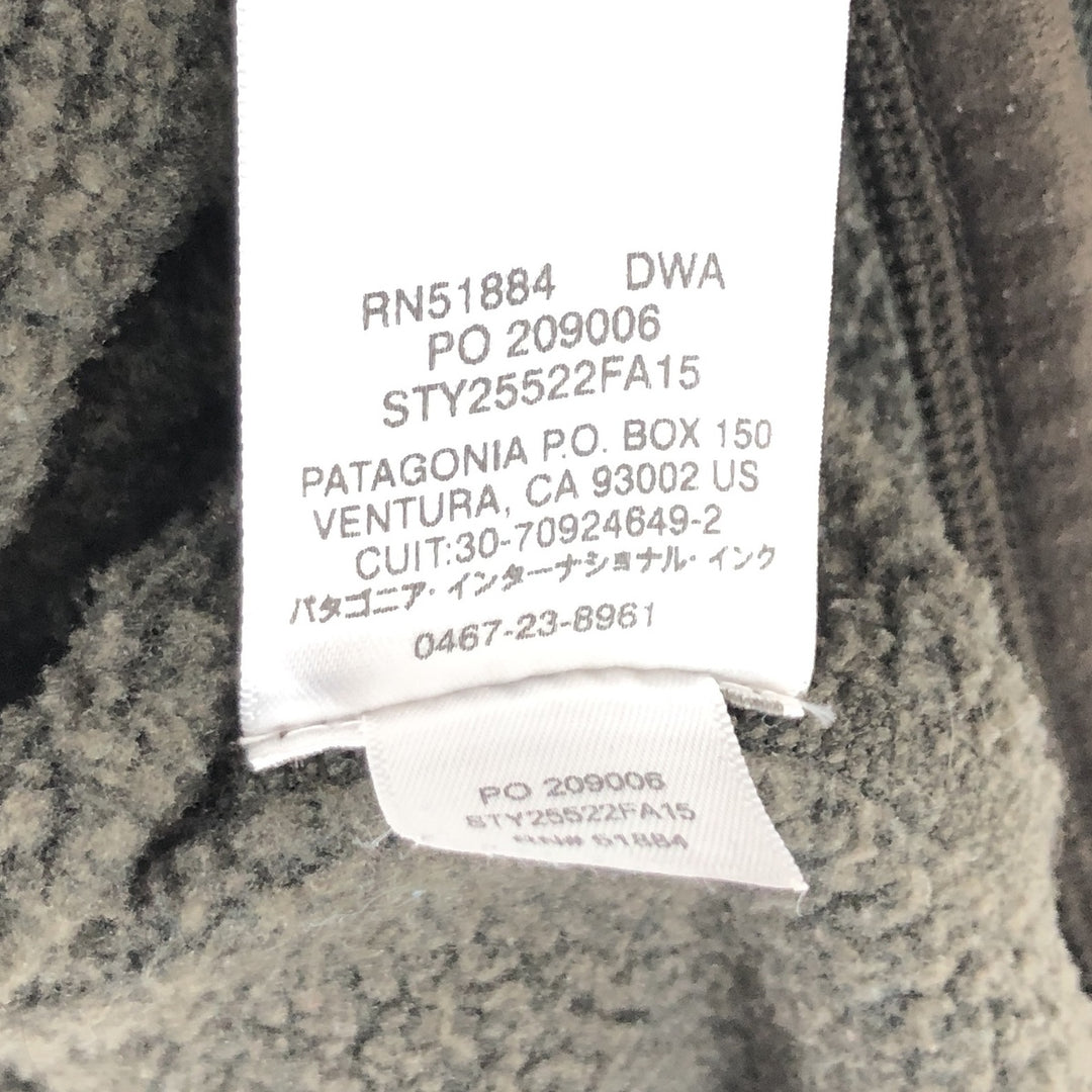 Patagonia 25522FA15 Better Sweater Half Zip Fleece Pullover Men's XL equivalent /eaa466799