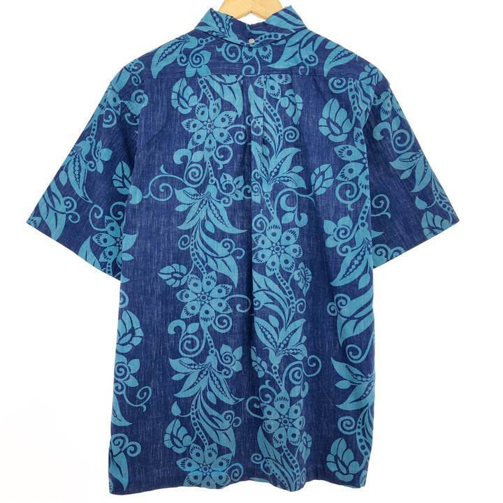 Reyn Spooner PHIL EDWARDS All-over border pattern button-down Hawaiian aloha shirt Made in Hawaii Men's L /eaa466811