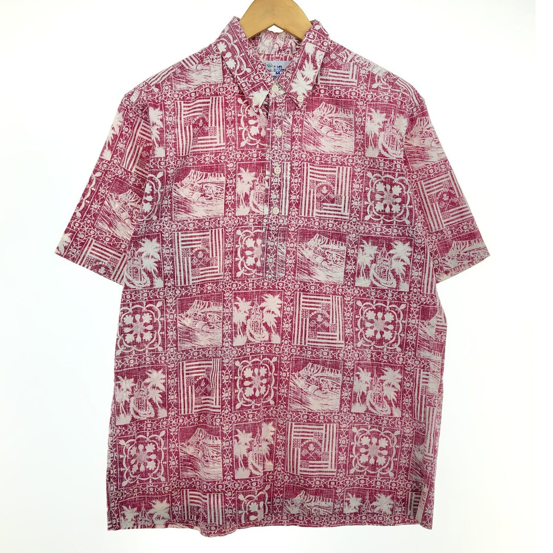 90'S Reyn Spooner Swimsuit Tag Bikini Tag Lahaina Sailor Hawaiian Aloha Shirt Made in Hawaii Men's M Vintage /eaa466826