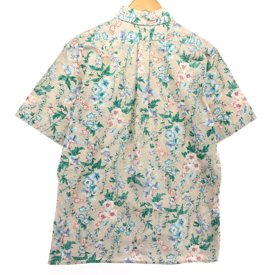 80'S Reyn Spooner Gold Tag Nude Tag All-Over Floral Hawaiian Aloha Shirt Made in Hawaii Men's M Vintage /eaa466831