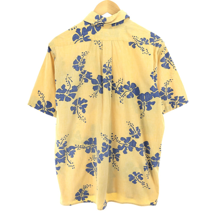 Reyn Spooner COMMEMORATIVE CLASSICS All-over Hibiscus Pattern Hawaiian Aloha Shirt Made in Hawaii Men's L /eaa466843