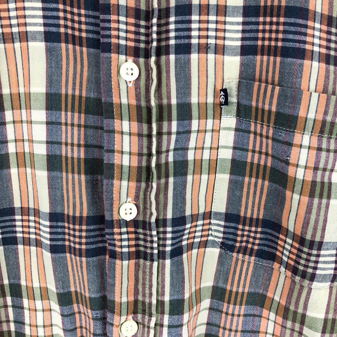 Brooks Brothers Short Sleeve Button Down Check Shirt Men's XL / eaa466861