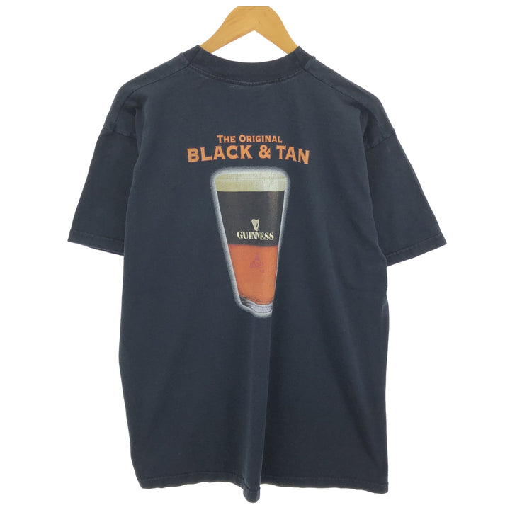 Fruit of the Loom GUINESS Guinness Beer Back Print Advertising T-Shirt Men's XL /eaa466957