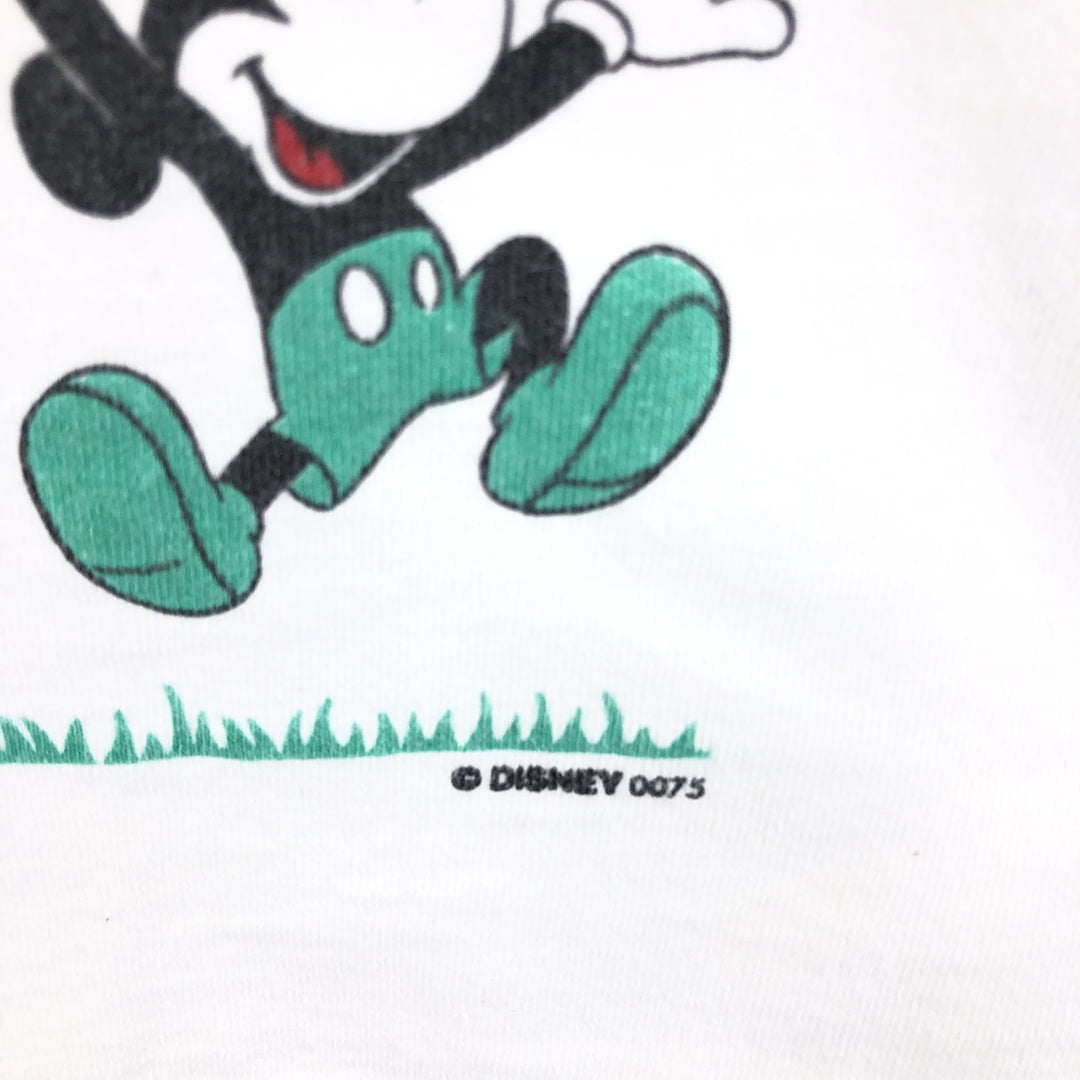 90'S Fruit of the Loom DISNEY Mickey Mouse character print T-shirt made in USA men's XL size vintage /eaa466964