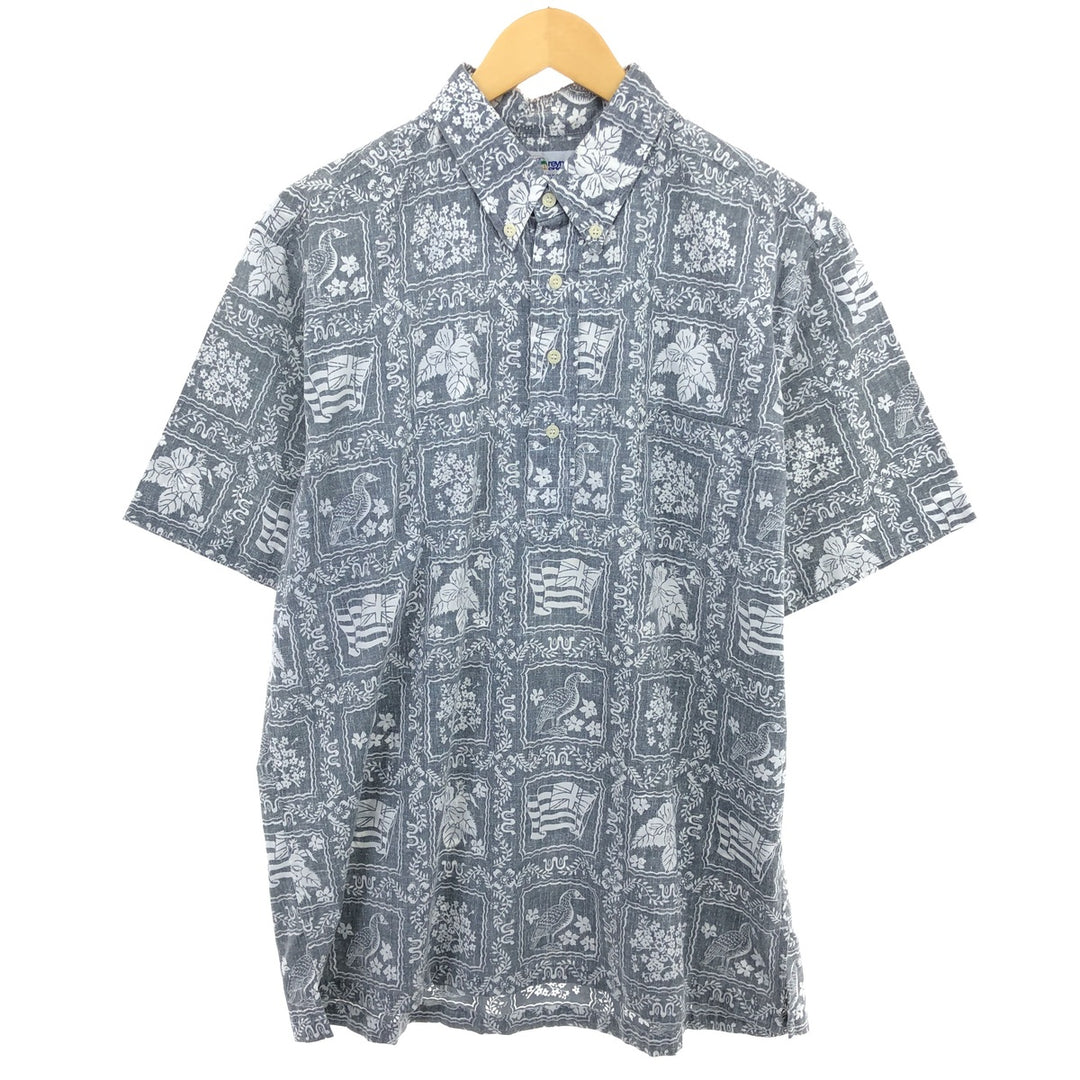 90'S Reyn Spooner all-over print Lahaina Sailor Hawaiian Aloha shirt, made in Hawaii, men's size L, vintage /eaa467009